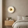 Opviq Node - 16150 - A Lámpara de Pared Blanco y Dorado